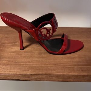 Vintage Red Dior sandals